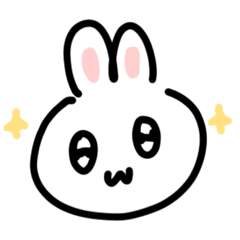 [LINEスタンプ] うさぎのなまくび