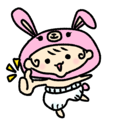 [LINEスタンプ] 【ベビぐるみ】着ぐるみ赤ちゃん基本挨拶