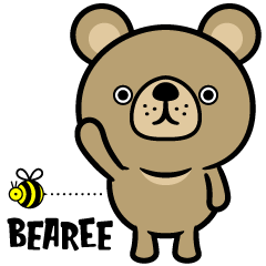 [LINEスタンプ] シンプル！くまのBEAREE（ベアリー）