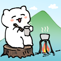 [LINEスタンプ] 山が好きなねこ