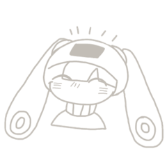 [LINEスタンプ] うさめめめ