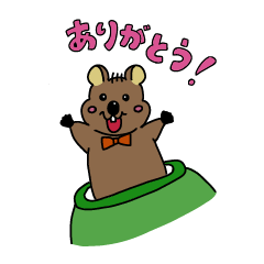 [LINEスタンプ] クアッカワラビーの世界一幸せな日常