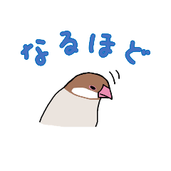 [LINEスタンプ] 落書き文鳥