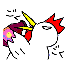 [LINEスタンプ] おこっトリ！！