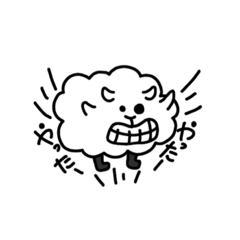 [LINEスタンプ] DOUBUTUEN ふわふわヒツジPart1