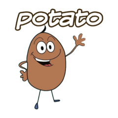 [LINEスタンプ] Potato farm