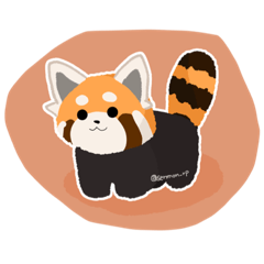 [LINEスタンプ] レッサーパンダのすたんぷ