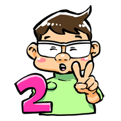 [LINEスタンプ] 2Dばたやん2の画像（メイン）