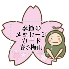 [LINEスタンプ] るいくん 季節のメッセージ（春〜梅雨）