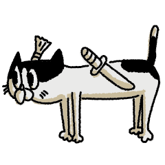 [LINEスタンプ] 悪い猫兵衛