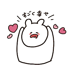 [LINEスタンプ] 短耳うさちゃん