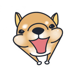 [LINEスタンプ] おちゃめなしば犬