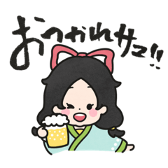 [LINEスタンプ] 縁結びの神様 むすびん