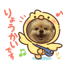 [LINEスタンプ] ポメラニアン ももた2