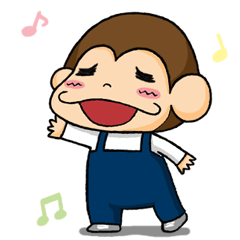 [LINEスタンプ] おさるちゃん スタンプ2