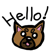 [LINEスタンプ] 柴犬テツLINEすたんぷ①