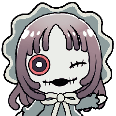 [LINEスタンプ] こわかわいい occultAm (まいにち言葉)