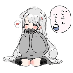 [LINEスタンプ] 日常使いに便利なかわいい女の子のスタンプの画像（メイン）