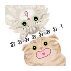 [LINEスタンプ] クレヨン画スタンプ1（文字あり）