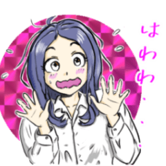 [LINEスタンプ] タナキンの「応援するお姉さん」シリーズ4