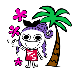 [LINEスタンプ] マイコ渡嘉敷島のにちじょう