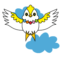 [LINEスタンプ] Colorful＆Cute Birds 動くスタンプ