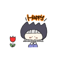 [LINEスタンプ] おはなちゃん❕