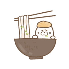 [LINEスタンプ] あざらしのゴマたん 4 【食欲】