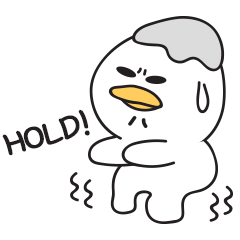 [LINEスタンプ] 小柄でかわいいアヒル ドクギュ(duck kyu)