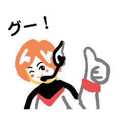 [LINEスタンプ] ロボパイロット風の娘