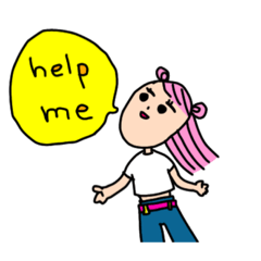 [LINEスタンプ] エンジョイ女の子