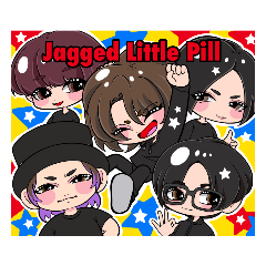 [LINEスタンプ] Jagged Little Pill