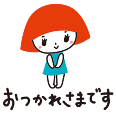 [LINEスタンプ] 赤毛のミミちゃん日常会話2