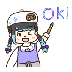 [LINEスタンプ] 沙絵とペイカちゃん