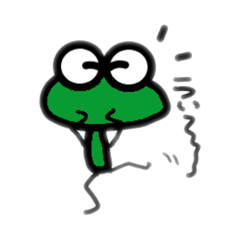 [LINEスタンプ] かえるのケロッとスタンプ