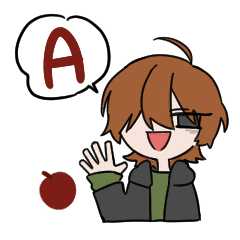[LINEスタンプ] 「A」のスタンプ