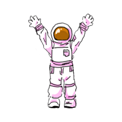 [LINEスタンプ] 宇宙飛行士なスタンプ