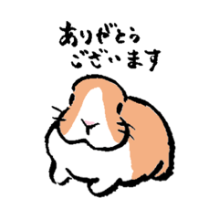 [LINEスタンプ] 耳無しうさぎのミミちゃん2