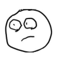 [LINEスタンプ] [会話終了用]顔と腕
