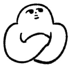 [LINEスタンプ] 肩幅くん