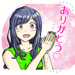 [LINEスタンプ] タナキンの「応援するお姉さん」シリーズ6