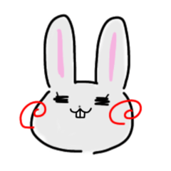 [LINEスタンプ] でっぱうさぎ by じゅぴ