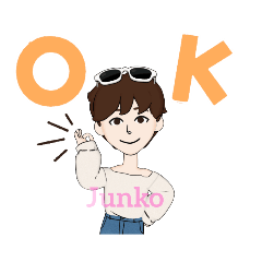 [LINEスタンプ] WhitePearl【Junkoのスタンプ①】