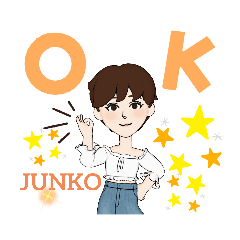 [LINEスタンプ] WhitePearl【JUNKOスタンプ②】