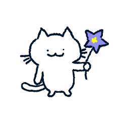 [LINEスタンプ] ホワイトな猫