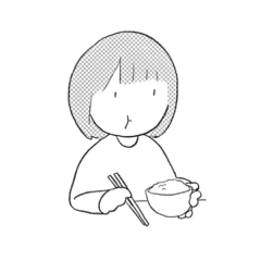 [LINEスタンプ] のんびりとした生活