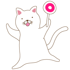 [LINEスタンプ] しろねこさん日常会話スタンプ