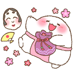 [LINEスタンプ] なごみむすび ～春の足音～