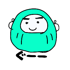 [LINEスタンプ] ダルマくんがひとことつぶやきたいそうです