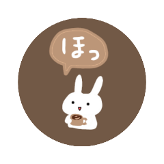 [LINEスタンプ] 毎日使えるゆるスタンプ(カフェ色)